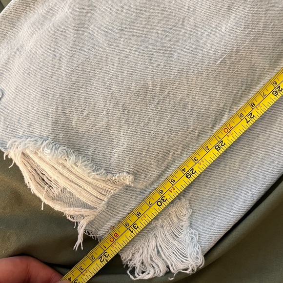 Bleach Light Wash High Rise Straight Jeans - Picture 8 of 8